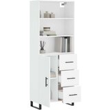  Visoka komoda bijela 69 5x34x180 cm konstruirano drvo | shoptok.hr
