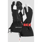 Merino Freeride 3 Finger Rokavice Mitt black raven1