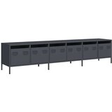 vidaXL TV ormarić antracit 202x39x43,5 cm hladno valjani čelik | shoptok.hr