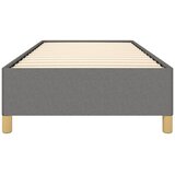  Okvir za krevet bez madraca tamnosivi 90x200 cm od tkanine | shoptok.hr