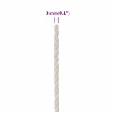 Radno uže bijeli 3 mm 50 m od polipropilena | shoptok.hr