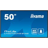 Iiyama lfd LH5075UHS-B1AG 50" 4K uhd va 3840 x 2160 @60Hz 500 cd/m² 5000:1 9.5ms android 11 os, iisignage², failover, eshare landscape, portrait Cene