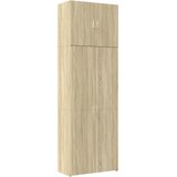  Visoka komoda boja hrasta 80x42,5x249 cm od konstruiranog drva | shoptok.hr