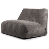 SLOWDOWN Temno siva vreča za sedenje iz rebrastega žameta Sofa Tube – | Shoptok.si