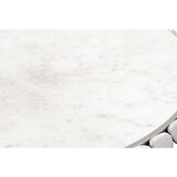Livetastic KLUBSKA MIZA, 66/32/66 cm srebrne barve | Shoptok.si