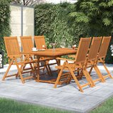  7-dijelni vrtni blagovaonski set od masivnog bagremovog drva | shoptok.hr