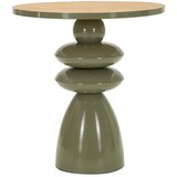 Mauro Ferretti Metalni okrugao pomoćni stol ø 45,5 cm Metal Console – Cijene