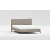 Ropez Svetlo rjava oblazinjena postelja z letvenim dnom 90x200 cm Barker – | Shoptok.si