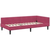 vidaXL Kotni posteljni okvir z vzglavjem vinsko rdeča 90 x 200 cm, (5000069253) | Shoptok.si
