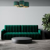  duolla - plafonska svetiljka roller pento 5xE27/60W/230V zelena/zlatna | Eponuda.com