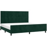  Okvir za krevet bez madraca tamnozeleni 200x200 cm baršunasti | shoptok.hr