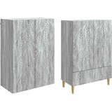  Set ormara 2 pcs Siva Sonoma Konstruirano drvo | shoptok.hr