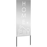 vidaXL Dekorativni panel za vrt Srebrna 50 x 140 cm Cinkano jeklo | Shoptok.si