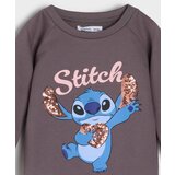 Sinsay Majica s ukrasnim šljokicama Stitch | shoptok.hr