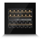 Caso WineDeluxe WD 24 ugradbena vitrina za vino, 24 boce, dvije zone, crna | shoptok.hr