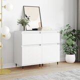 vidaXL Komode 2 kom bijele 40 x 35 x 70 cm od konstruiranog drva Cijene