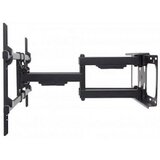 Manhattan stenski tv nosilec roka 75kg, dvojna roka, naklon -15°do 5°, črne barve 461290 | Shoptok.si