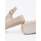 GOODIN Light gold comfortable sandals | shoptok.hr
