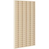  Stenska vitrina s polico Bež 50 x 4,5 x 96 cm Konstruiran les, (5000200495) | Shoptok.si