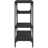  Konzolni stol crni 100 x 30 x 75 cm od konstruiranog drva | Eponuda.ba