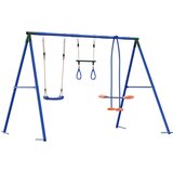  Set vanjskih ljuljački Šareni Čelik i PE | shoptok.hr