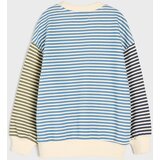 Sinsay Prugasta crewneck majica s pamukom Slike