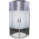 Quartz tuš kabina, R80x190cm, providno staklo 6mm, srebrni ram | Eponuda.com
