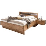 XORA posteljna garnitura 180 cm x 200 cm , kovina, umetna masa, leseni material barve hrasta | Shoptok.si