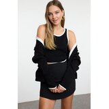 TRENDYOLMILLA ženski set bluza-džemper Twoaw25Hi00058, crni Cene