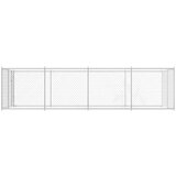 vidaXL Zunanji pasji boks 7,6x3,8x1,9 m - - Srebrna - 85.12 - N/A - 2025- | Shoptok.si