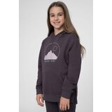 4f Otroški pulover vijolična barva, s kapuco | Shoptok.si