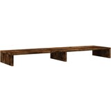 vidaXL Stalak za monitor boja dimljenog hrasta 100x27x10 cm drveni | shoptok.hr