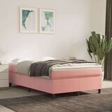 Box spring krevet s madracem ružičasti 120 x 200 cm baršunasti Cijene