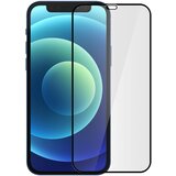 AVIZAR Zašcita zaslona iPhone 12 Mini iz kaljenega stekla s poševnimi robovi, popoln oprijem - crna, (20629276) Cene