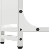  Stalak za drva bijeli 90x28x90 cm Hladno valjani čelik | shoptok.hr