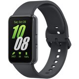 Samsung Galaxy Fit3 IP68 5ATM povezana ura s silikonskim trakom, Temno siva, (5000039243) | Shoptok.si