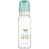 Canpol Baby staklena flašica 240ml Green, Print Cene