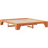  Krevetna konstrukcija Vosak smeđa 200 x 200 cm | shoptok.hr