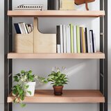  Zidna polica svjetlosmeđa 100x60x(2-6) cm obrađena hrastovina | shoptok.hr
