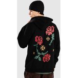 Monet Skateboards Cross Stitch Collage Pulover s kapuco black Cene