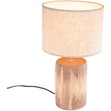 Honsel Landelijke tafellamp beige met bruin 43 cm - Lipa Cene