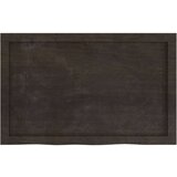 Stolna Mizna plošča temno siva 80x50x4 cm obdelana trdna hrastovina, (20818435) | Shoptok.si