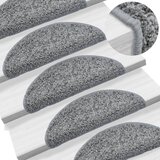 vidaXL Otirači za stepenice 10 kom 56 x 20 cm sivi Cijene