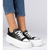 D/CEO marka niezdefiniowana Black and white women's high-soled sneakers Selina Cijene