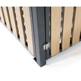  Westman - Spremište za 2 kante za smeće s krovom za biljke Planta | 2x240L | 84x134x124 cm - BRANDED IN GERMANY | shoptok.hr