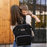 Petite&Mars Ruksak za pelene Jack, Black | shoptok.hr