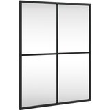 Maison Chic Stensko Ogledalo - Zrcalo - Kozmetično ogledalo črno 40x50 cm pravokotno železo, (21697724) | Shoptok.si