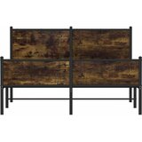  Metalni okvir kreveta bez madraca boja hrasta 150 x 200 cm | shoptok.hr
