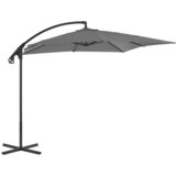 vidaXL Previsni senčnik z jeklenim drogom 250x250 cm antracit, (20609999) Cene