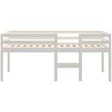  Visoki krevet bijeli 90 x 190 cm od masivne borovine | shoptok.hr